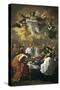 St. Francis Xavier Reviving Inhabitant of Cangoxima, Japan-Nicolas Poussin-Stretched Canvas