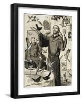 St Francis-Clive Uptton-Framed Giclee Print