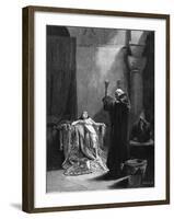 St Gall Exorcises-Alphonse Mucha-Framed Art Print