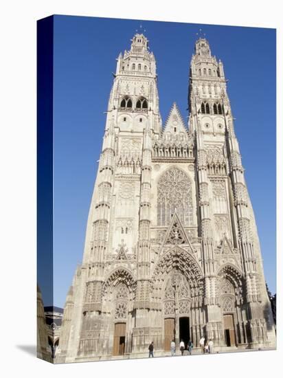 St. Gatien Cathedral, Tours, Centre, France-Guy Thouvenin-Stretched Canvas