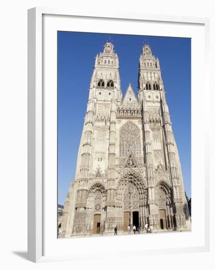 St. Gatien Cathedral, Tours, Centre, France-Guy Thouvenin-Framed Photographic Print