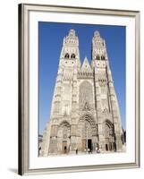 St. Gatien Cathedral, Tours, Centre, France-Guy Thouvenin-Framed Photographic Print