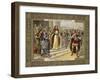 St Genevieve and Attila the Hun-null-Framed Giclee Print