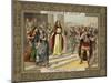 St Genevieve and Attila the Hun-null-Mounted Giclee Print