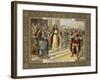 St Genevieve and Attila the Hun-null-Framed Giclee Print