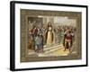 St Genevieve and Attila the Hun-null-Framed Giclee Print