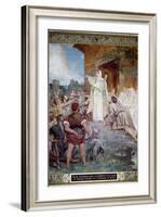 St. Genevieve Calming the Parisians on the Approach of Attila-Jules Elie Delaunay-Framed Giclee Print