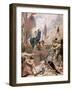 St. Genevieve, from a Series on the Heroines of France in "Le Petit Journal," 1896-Lionel Noel Royer-Framed Giclee Print