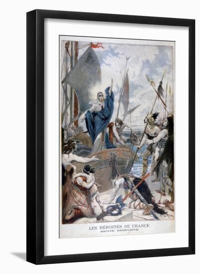 St Genevieve, Heroine of France, 1896-Lionel Noel Royer-Framed Giclee Print