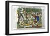 St Genevieve of Brabant in the Forest, 19th Century-null-Framed Giclee Print