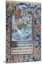 St Genevieve Praying on the Towers of Notre Dame, Paris, 15th Century-null-Mounted Giclee Print