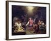 St. Genevieve Protecting the Ill, 1680 (Oil on Canvas)-Francois Verdier-Framed Giclee Print