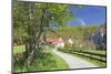 St. Georg Chapel, Kaeppeler Hof, Thiergarten, Danube Valley in Spring, Upper Danube Nature Park-Markus Lange-Mounted Photographic Print