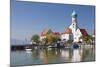 St.. Georg Church and Castle, Peninsula of Wasserburg, Lake Constance, Schwaben, Bavaria, Germany-Markus Lange-Mounted Photographic Print