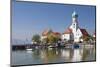 St.. Georg Church and Castle, Peninsula of Wasserburg, Lake Constance, Schwaben, Bavaria, Germany-Markus Lange-Mounted Photographic Print