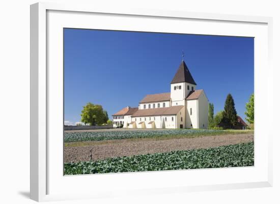 St. Georg Church, Oberzell, UNESCO World Heritage Site, Reichenau Island, Lake Constance-Markus Lange-Framed Photographic Print