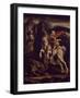 St George and Dragon, 1565-1570-Lelio Orsi-Framed Premium Giclee Print