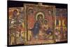 St George and Dragon and Apostles on Left-null-Stretched Canvas