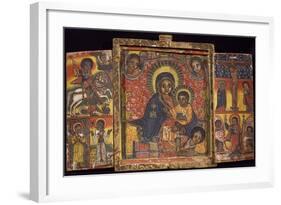 St George and Dragon and Apostles on Left-null-Framed Giclee Print