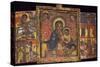 St George and Dragon and Apostles on Left-null-Stretched Canvas