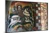 St. George and Dragon, Fresco, Church of Narga Selassie-null-Mounted Giclee Print