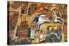 St George and Dragon, Paintings in Ura Kidane Meret Monastery-null-Stretched Canvas