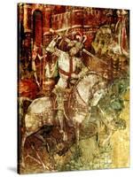 St. George and Dragon-null-Stretched Canvas