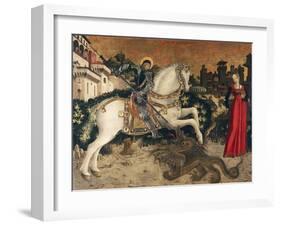 St. George and Princess, Late 15th Century-Antonio Cicognara-Framed Giclee Print