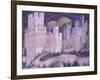 St George and Princess, Turreted City-Antonio Pisanello-Framed Giclee Print