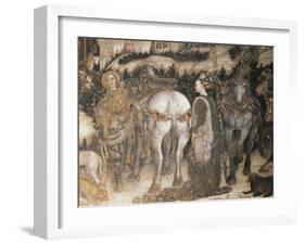 St George and Princess-Antonio Pisanello-Framed Giclee Print