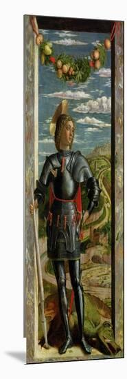 St. George and the Dragon, 1466-67-Andrea Mantegna-Mounted Giclee Print