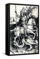 St George and the Dragon, 1505-Albrecht Dürer-Framed Stretched Canvas