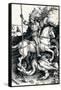 St George and the Dragon, 1505-Albrecht Dürer-Framed Stretched Canvas