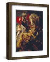 St. George and the Dragon, 1606/10-Peter Paul Rubens-Framed Giclee Print