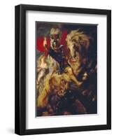 St. George and the Dragon, 1606/10-Peter Paul Rubens-Framed Giclee Print