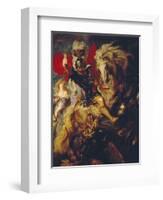 St. George and the Dragon, 1606/10-Peter Paul Rubens-Framed Giclee Print