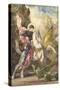 St. George and the Dragon, 1869-Gustave Moreau-Stretched Canvas