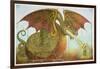 St George and the Dragon, 1979-Wayne Anderson-Framed Giclee Print