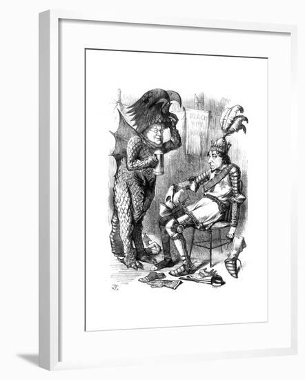 St George and the Dragon (After the Performanc), 1878-Swain-Framed Giclee Print