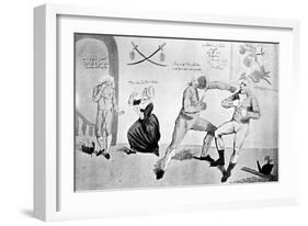 St George and the Dragon and Mademoiselle Riposting, 1789-null-Framed Giclee Print