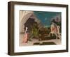 St. George and the Dragon, C.1470 (Oil on Canvas)-Paolo Uccello-Framed Giclee Print