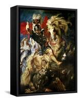 St. George and the Dragon, circa 1606-Peter Paul Rubens-Framed Stretched Canvas