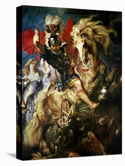 St. George and the Dragon, circa 1606-Peter Paul Rubens-Stretched Canvas