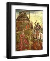 St. George and the Dragon, from a Polyptych, 1469-Cosimo Tura-Framed Giclee Print