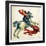 St. George and the Dragon, from 'Anecdotes of Painting in England' Written by Horace Walpole-Alexander Marshal-Framed Giclee Print