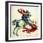 St. George and the Dragon, from 'Anecdotes of Painting in England' Written by Horace Walpole-Alexander Marshal-Framed Giclee Print