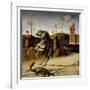 St. George and the Dragon, Predella (Detail)-Giovanni Bellini-Framed Giclee Print