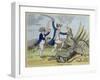 St. George and the Dragon, Published by Hannah Humphrey in 1782-James Gillray-Framed Giclee Print