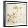 St. George and the Dragon-Raphael-Framed Giclee Print