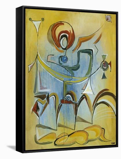 St.George and the Dragon-Vaan Manoukian-Framed Stretched Canvas